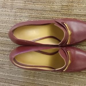 Michael Kors burgundy pumps